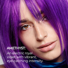 Aplicación en cabello para tono uniforme y vibrante.