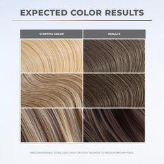 XMONDO Color Dark Ash Blonde saturation uniforme et brillance visible.