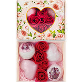 XmtJXn bombas de baño San Valentín con corazón para un baño romántico