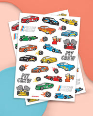 Tatuaje xo, Fetti autos de carreras: opción divertida para invitados y fotos