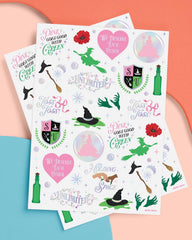 Tatuajes xo Fetti elixir verde rosa con brillo iridiscente para decorar momentos.