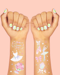 Tatuajes de xo, Fetti con tutu iridiscente para sesión de fotos