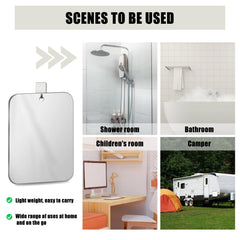 Espejo Xoudsi de viaje compacto, perfecto para duchas.