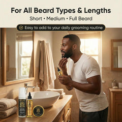 XPDGVS Revered Roots aceite nutritivo para barba: brillo natural y control del encrespamiento.