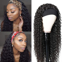 Peluca XSY con cabello brasileño virgen y onda profunda para look natural.
