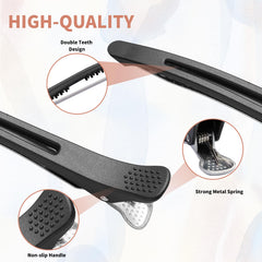 Pinzas para el cabello XTIIEED uso profesional y doméstico, mantienen mechones en su lugar.