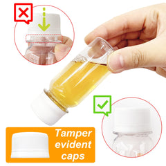 Tapas Xuyyicao con sello seguro evitan fugas durante el transporte.