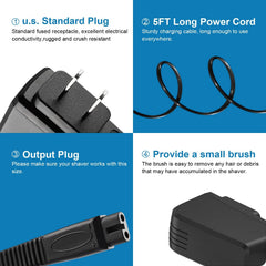 XXSZHY adaptador 5V 1A para Andis TS-1 TS-2, recarga estable