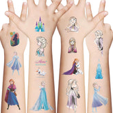 Tatuajes temporales XYLL de princesas de Disney para fiestas infantiles seguras.
