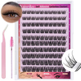 Yaiseiko conjunto de pestanas autoadhesivas de efecto ligero para un look natural
