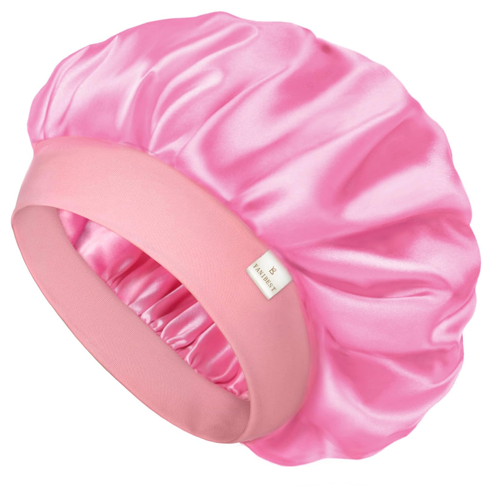 YANIBEST bonete de seda para dormir, enfoque doble capa, protege el cabello durante la noche