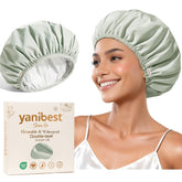 Yanibest gorro ducha impermeable de doble capa protege el cabello