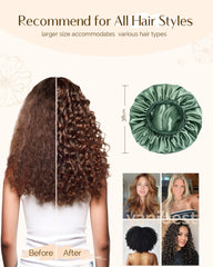 Yanibest bonete para dormir protege el cabello evitando enredos durante la noche.