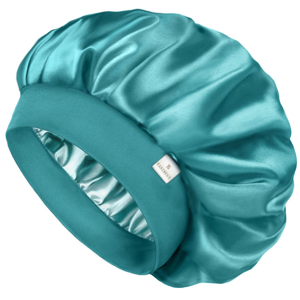 YANIBEST bonete de satén doble capa para dormir suave y cómodo para cabello rizado
