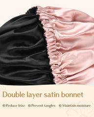 Una talla para todo tipo de cabello con bonete YANIBEST, versatilidad nocturna