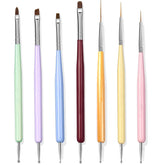 Pinceles Yaoociy para arte de uñas: delineado preciso para diseños detallados.