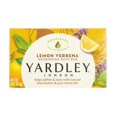 Yardley Lemon Verbena barra hidratante con manteca de karité para piel suave