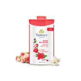 Yardley Talco Rosa Roja, aroma de rosas suave para uso diario