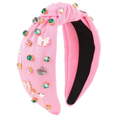 Diadema YARIEW con cristales brillantes para Halloween y sesiones de fotos