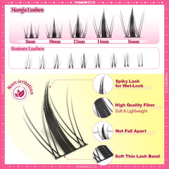 Yawamica confort salon: cils légers et bandes fines