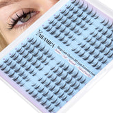 Yawamica Pestañas Manga Clusters 8–13 mm con curva C para look anime.