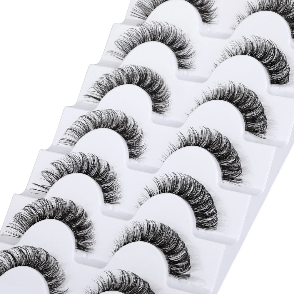Pestañas Yawamica con efecto delicado y curva C para look natural