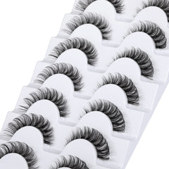 Pestañas Yawamica con efecto delicado y curva C para look natural
