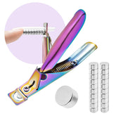 YAYA NAILS corta uñas acrílicas con imanes para un corte preciso.