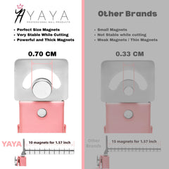 Cortauñas con imanes potentes de YAYA NAILS para cortes estables