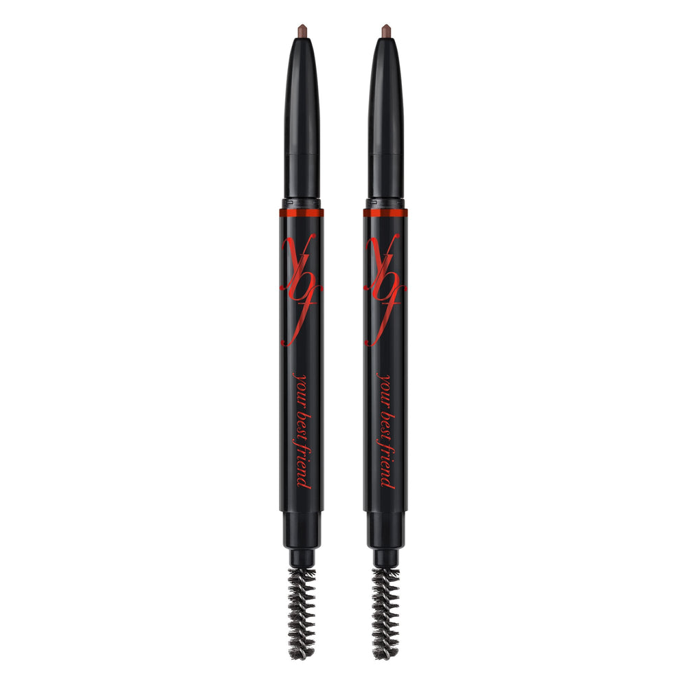 Crayon sourcils universel YBF – 22 teintes en 1 pour toutes carnations.
