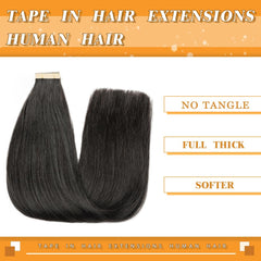 Instalación fácil de extensiones YDDM con cinta 14p para peinados diarios