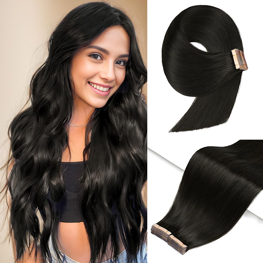 Extensiones YDDM con cinta invisible, acabado discreto para aspecto natural