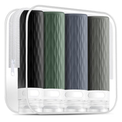 YEALIFE botellas viaje 3,4 oz para equipaje de cabina, fácil rellenar.