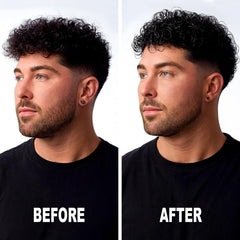 YEALIR crema para rizos hombre: control del frizz para peinados diarios.