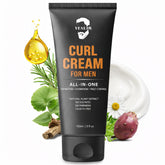 YEALIR crema para rizos hombre: definición nítida y brillo natural.