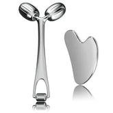 Yeamon guasha facial: herramienta de masaje facial para relajación.