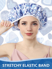 Gorro Years calm impermeable con membrana protege el cabello durante la ducha.