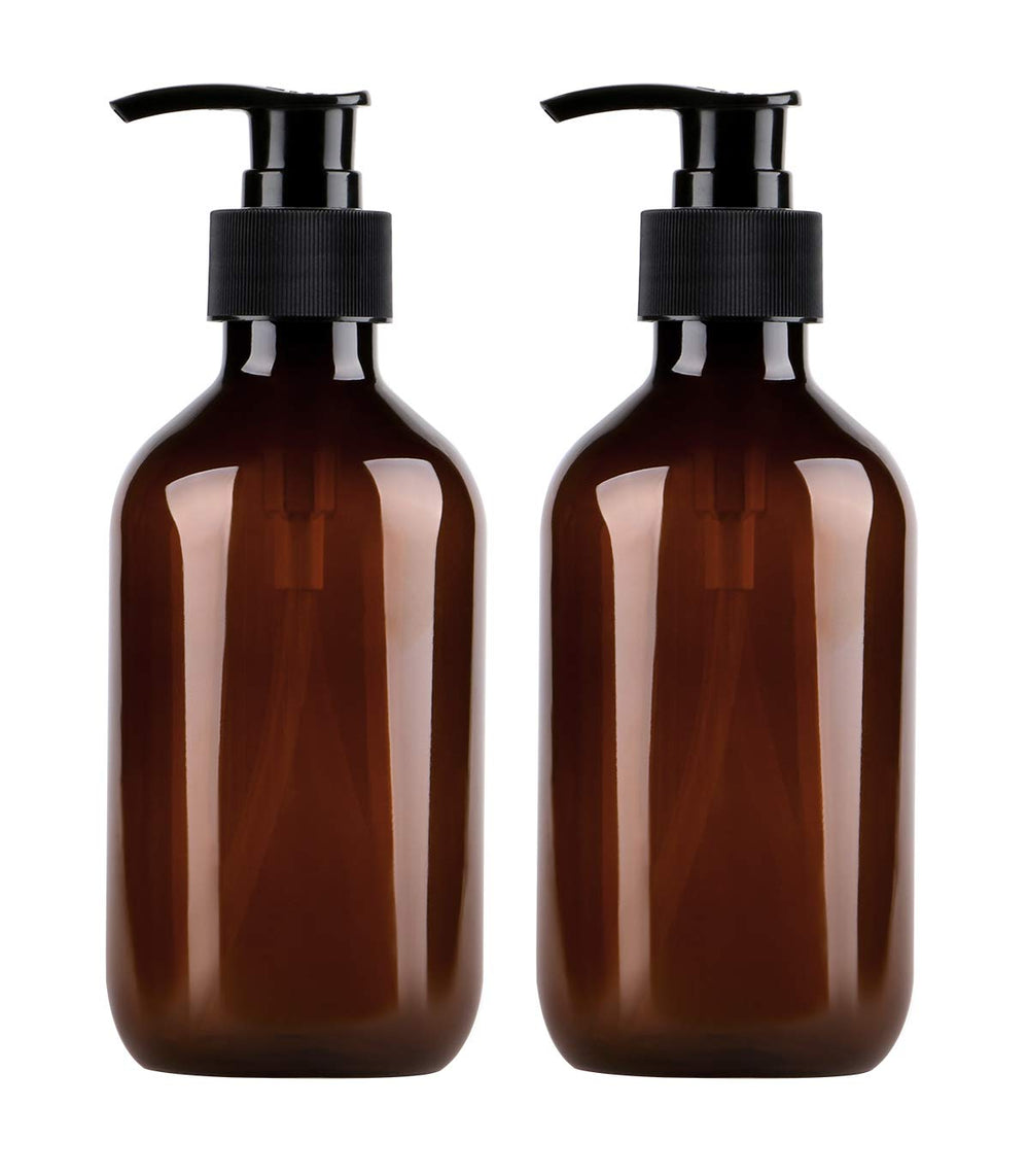 Dispensador de jabón Yebeauty 300 ml marrón con bomba suave para cocina