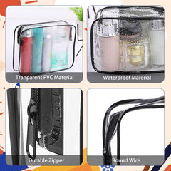 Bolsas cosméticos transparentes YedsIntu, material duradero y resistente