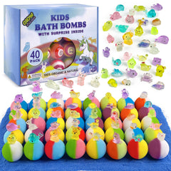 Yekery bombas de baño con juguete Dino dentro para juego imaginativo en la hora del baño