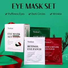 Parche ocular Yeokoe de agua de rosas para hidratación suave.