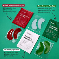 Parche ocular Yeokoe de aloe vera para confort y frescura.