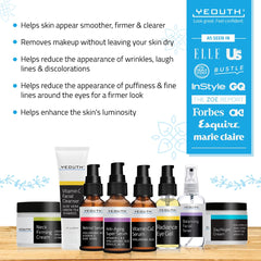 YEOUTH sérum de vitamina C para tono uniforme y luminosidad visible.