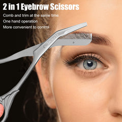 YEPRIME tijeras cejas con corte limpio sin tirones.