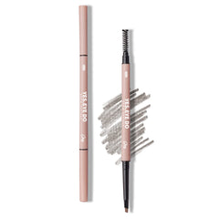 YES.EYE DO lápiz cejas gris con spoolie, delineado natural y duradero