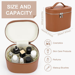 YFGBCX organizador de cosméticos con divisor removible para acceso fácil.