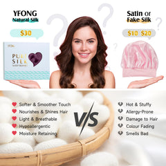 Bonete YFONG de talla única, ideal para rizos y pelo largo.