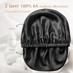 Seda YFONG 22 momme, capas reversibles para cabello suave