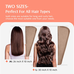 YFONG tallas L para cabello largo o abundante con ajuste cómodo.