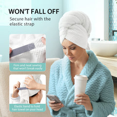 Toalla YFONG con banda elástica, 40x30, mayor estabilidad
